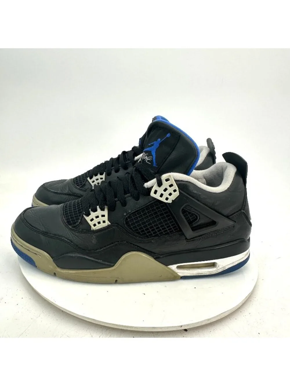Nike Air Jordan 4 Retro Motorsports Alternate Men Size 11 308497-006 Black Shoes